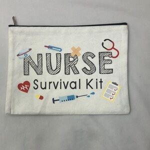 Nurse Survival Kit Pouch with important medical information card